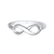 ELLI Prstan Infinity, srebrna