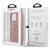 Maska Guess Saffiano Big 4G za iPhone 13 Pro metal, Roze