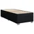 VIDAXL Box spring postelja z vzmetnico črn 90x190 cm blago