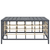 Vrtni stol antracit 70 x 70 x 34 cm od poliratana