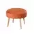 Atelier del Sofa Tabure 52x44cm, Narandžasto
