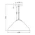 Osram - viseći luster na sajli LOTUS LEAF 1xE27/9W/230V prečnik 39,6 cm