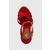 Sandale U.S. Polo Assn. za žene, boja: crvena, klin peta