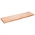 Zidna polica svjetlosmeđa 100x30x(2-4) cm obrađena hrastovina