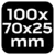shumee Brusilna goba 70 x 25 x 100 mm, K60