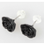 Uhani Black Rose - ALCHEMY GOTHIC - E339