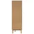 Vidaxl Garderobna omara OLDEN rjava 76,5x53x172 cm trdna borovina