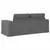 vidaXL Kavč Temno siva 182 x 80 x 82 cm Kovina
