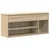 Klupa za cipele boja hrasta 102x30,5x45 cm konstruirano drvo