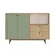 Hanah Home Komoda RE2-SY, 120x85x35.5 cm, Zelena
