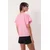 Trendyol Milla Ženska majica TWOSS22TS2429, Roze