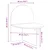 vidaXL Nočna omarica 2 pcs Sonoma hrast 48 x 49 x 65 cm
