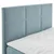 Welnova POSTELJA BOXSPRING 120 cm x 200 cm , tekstil svetlo modra