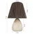 Opviq Stona lampa YL680, 25x20x35 cm, IP20, Braon-bela