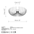 Opviq Luster Karsortel-N-639-1, 56x56x16cm, IP20, Zlatne boje