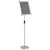 Stalci za sajmove Srebrno 30 x 25 x 128 cm Aluminij