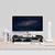 Luwei Postolje za monitor sa USB portom, 54.5x20x10.2 cm, Crno