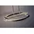 Rabalux Visilica Adalind, LED 40W, 3000K, 60cm, Crno - zlatna