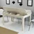 Hanah Home Trpezarijski sto Milan 897, 145x75x88 cm, Bež