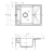 Deante ZRM A103 Granitna sudopera Magnetic, Bela