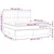 Vidaxl Box spring postelja z vzmetnico temno rjava 180x200 cm blago
