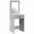 Toaletni stol Betonski sivi 50 x 41 x 135 cm Konstruirano drvo