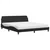 Krevet s madracem Dover crni 180 x 200 cm od umjetne kože