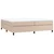 Vidaxl Box spring postelja z vzmetnico kapučino 200x200 cm um. usnje