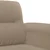 2-dijelni set sofa s jastucima smeđesivi od mikrovlakana