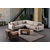 ATELIER DEL SOFA Ugaona sofa-krevet Aqua Corner (L2 + C + 3R)