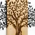 Arbre de Vie-1 NaturalBlack Decorative Wooden Wall Accessory