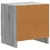 Noćni ormar s ladicama 2 pcs Siva sonoma 43 x 34,5 x 44,5 cm