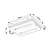 Rabalux Plafonjera Blas, LED 24W, 30x23cm, Hrom