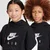 Nike K NIKE AIR FLC PO HOODIE -PD, dječiji pulover, crna HF8812