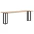 Noge za konzolni stol T-oblika 2 kom antracit 25x28x(72-73) cm čelik