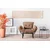ATELIER DEL SOFA Fotelja Nitta Single Light Brown