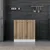 Hanah Home kuhinjski element Minar 4144, 80 cm, beli / dore