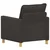 Vidaxl Kavč Temno siva 76 x 81 x 87,5 cm Blago