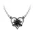 Ogrlica ALCHEMY GOTHIC - Heart of Blackness - P991