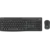 Logitech MK295 Silent Bežična tastatura i miš, Set, Crni