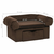 Sofa za pse s ladicom smeđa 75 x 50 x 38 cm plišana