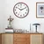 Compas Zidni sat C2877, 33.5 cm, Braon