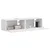 TV zidni ormar 2 pcs Bijelo 60 x 31 x 29,5 cm Konstruirano drvo