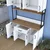 Hanah Home Komoda JE127 3401, 120x198.6x40 cm, Bela