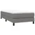 vidaXL Box spring postelja z vzmetnico temno siva 90x190 cm blago