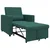 Sofa na razvlačenje Singl Tamnozelena 90 x 165 x 87 cm tkanina