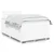 Vidaxl Box spring postelja z vzmetnico bel 120x190 cm umetno usnje