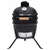 2-u-1 roštilj s pušnicom Kamado keramički 56 cm crni