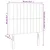 Vidaxl LED posteljno vzglavje krem 90x5x118/128 cm blago