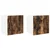 Vidaxl Stenska kuhinjska omarica 2 pcs Dimljeni oreh 40 x 31 x 40 cm